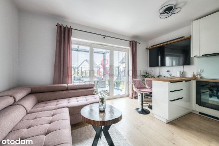 Funkcjonalne mieszkanie z ogródkiem Trąbki Wielkie