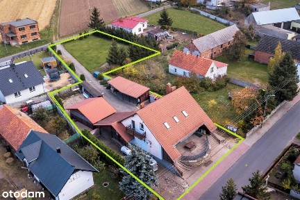 Dom i lokal użytkowy - Dłużyna obok Boszkowa