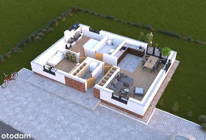 Dom jednorodzinny wieś las jezioro Puszcza Notecka