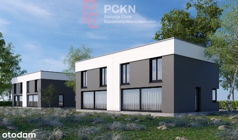 Nowoczesny dom w zabudowie bliźniaczej