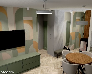 Przytulne 4 pokojowe mieszkanie z ogrodem i kominkiem