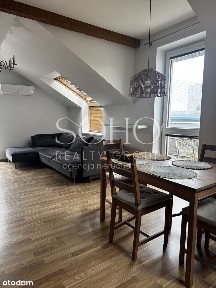 Kawalerka typu mansard z balkonem | Podgórze