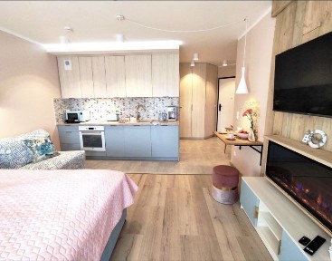 Klimatyczny apartament KoraLove w Klif Residence Chlapowo