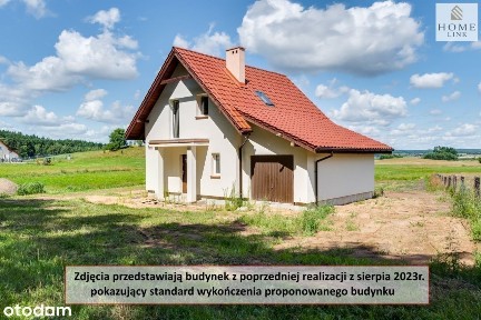 Nowoczesny dom w trakcie budowy - do stanu dewelop
