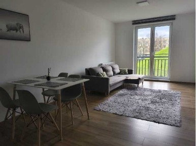 Mieszkanie dwupokojowe urządzone nowe, miejsce parkingowe nowy budynek