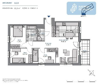 Mieszkanie z dwoma łazienkami i jasną kuchnią