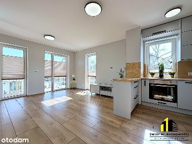 Nowoczesne mieszkanie typu studio.