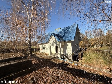 Dom pod Nałęczowem w stanie deweloperskim