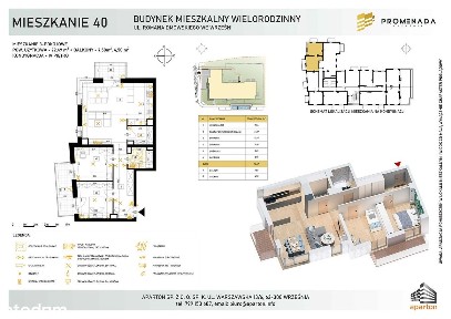 PROMENADA WRZEŚNIA, M40-ROLETY/OGRZEWANIE PODŁOGOWE W CENIE/2 BALKONY