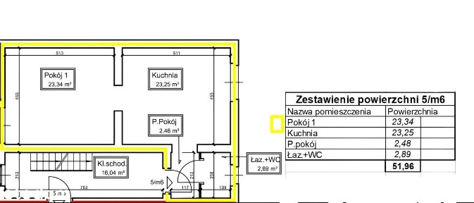 52m2, Pogoń, do aranżacji 2/3 pokoje, budynek po modernizacji