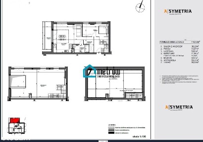 Apartament Prmemium 120 m2, taras na dachu Winnica