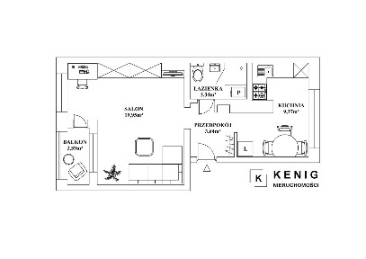 Przestronna kawalerka z balkonem na Os. Grażyny - dla singla lub pary
