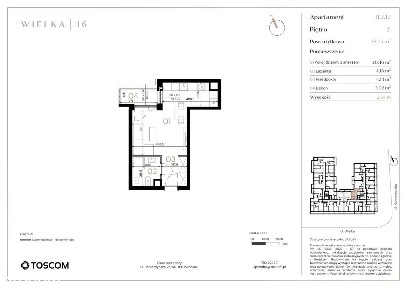 1-pokojowe mieszkanie 28m2 + balkon Bezpośrednio