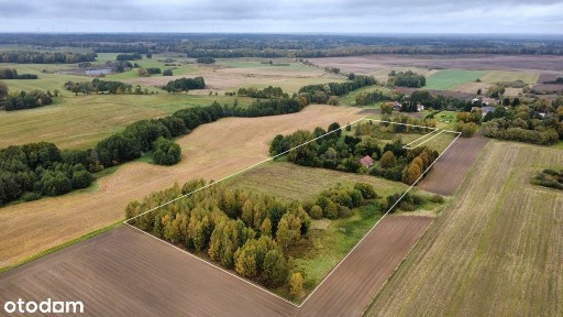 Siedlisko skąpane z zieleni z własnym stawem