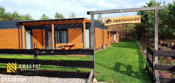 Giżycko, działka z linią brzegową, domki