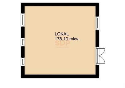 Lokal usługowy na parterze|ul. Księcia Witolda| 178,10 mkw.|cena z VAT