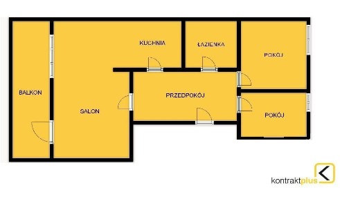 M4 balkonem - 55,3 m² - Wirek ul. Westerplatte 15B