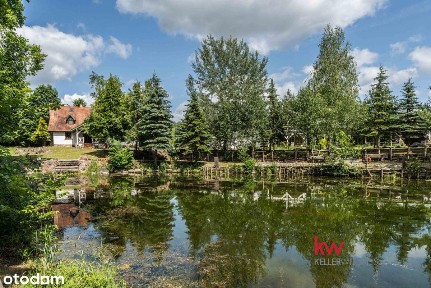 Unikat, piękna posiadłość ze stawami, blisko Warta