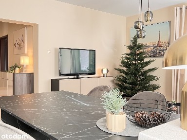 Słoneczne mieszkanie 3 pokoje garaż podziemny 2 łazienki - wyposażone