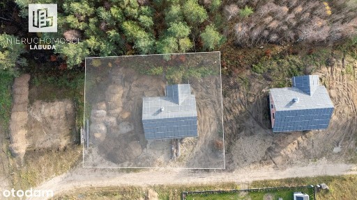 Dom przy lesie w Sikorzynie - stan surowy