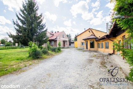 Dom | budynki usługowo produkcyjne | działka 36ar