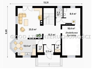 Dom |121 mkw| Gm. Chmielnik |Z Widokiem