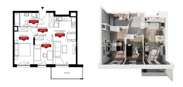 Południe -kwadratowy układ - inwestycja w zysk