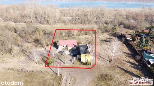 Dom parterowy z widokiem na Wisłę