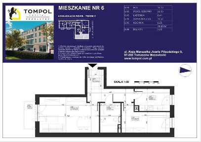 PIŁSUDSKIEGO 9 | nowe mieszkania | 3-pok. 59,08 m2