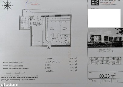 Sprzedam mieszkanie 60m2/I piętro/ 3 pokoje/Skawina