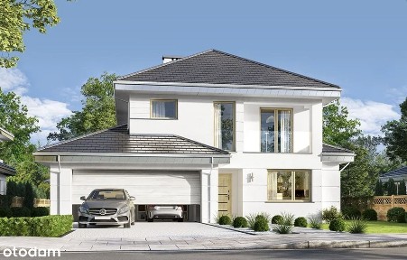 Nowoczesna willa SOLANKI 235,4m2/5 pok/duża działka1500m2/stan dewelop