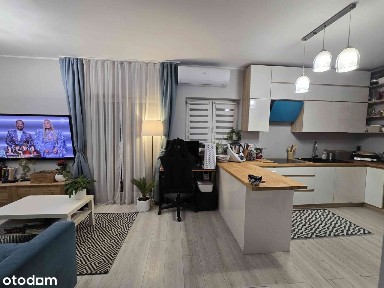 REZERWACJA Nowoczesne, klimatyzowane mieszkanie 48,5m 2 balkony, winda