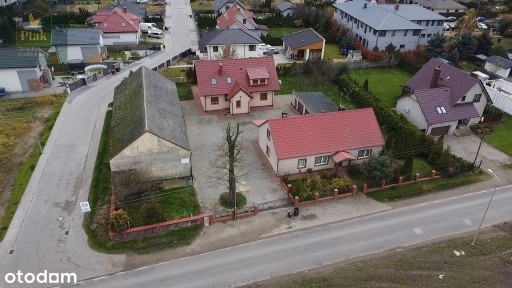 4 budynki na działce narożnej 2208m2! Domy+Magazyn