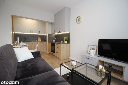 nowe 2 pokoje 41,8 m2 umeblowane budynek z 2024 r