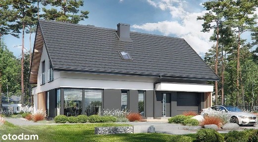 Dom wolnostojący z garażem, pod klucz