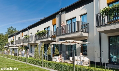 Nadrzeczna - segment w zabudowie szeregowej, 4 pokoje, ogródek, balkon