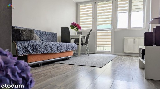 Przyjemna kawalerka z miejskim ogrzewaniem.