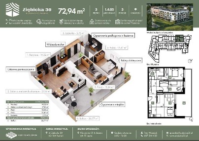 Przestronne mieszkanie w kameralnej inwestycji