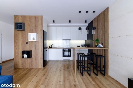 Nowoczesne w pełni urządzone 2-pokojowe mieszkanie z balkonem