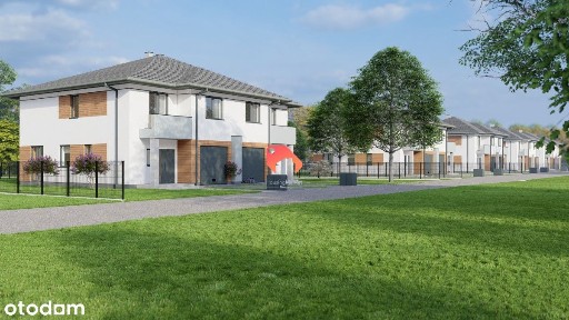 Przestronny, rodzinny bliźniak w sąsiedztwie kolei