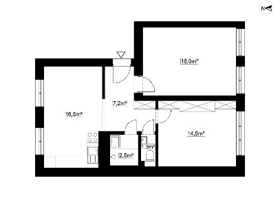 Sprzedam mieszkanie, Tarnów, ul. Pułaskiego 62,38 m²