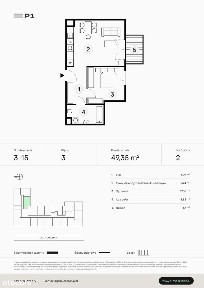 P1 Mieszkania | mieszkanie 2-pok. | 315
