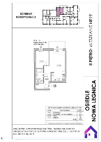 Nowa Legnica mieszkanie 2 pokojowe 40,46 m2