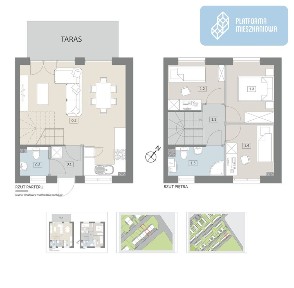 Hit! 4 Pok | 60 m² | Taras + Ogródek | Szereg