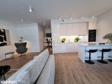 Nowoczesny apartament z ogródkiem, 2 tarasy, Domaniewska