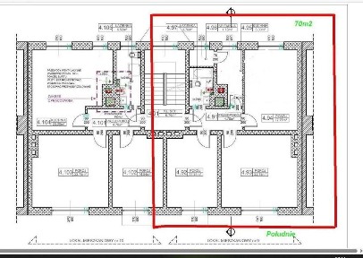 Mieszkanie-Śródmieście Katowic,3pok.70m2,duży parking dla mieszkańców.