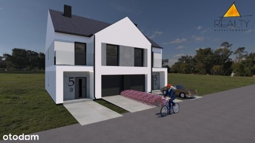 Bliźniak z garażem - Zaborowo-bez prowizji