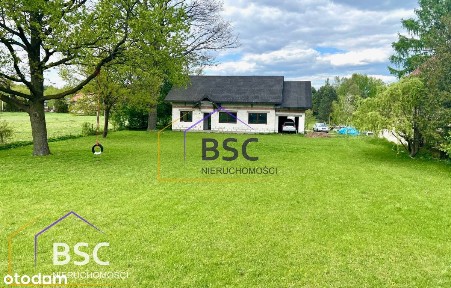 Duża działka z domem w dobrej Nowej cenie