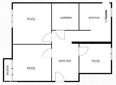 Mieszkanie Szubin - 3-pokojowe z balkonem 65,60 m2