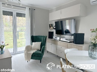 Dwa pokoje, parter, taras 44m2! widok na Las